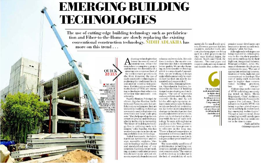 Emerging Building Technologies
