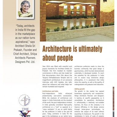Shilpa Architects - ACE Update Magazine