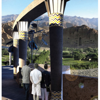 Bamiyan Cultural Center View of Historical Site