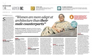 TIMES OF INDIA FEATURES SHEILA SRI PRAKASH ON WOMENS DAY