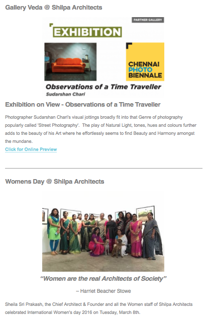 07 Shilpa Architects Newsletter #2, 2016