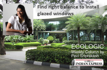 ECOLOGIC: Find right balance to install glazed windows