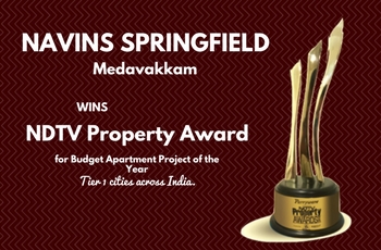 NDTV Property Award 2016 to Navin’s Springfield