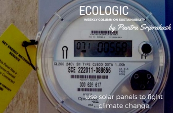 ECOLOGIC: Use solar panels to fight climate change
