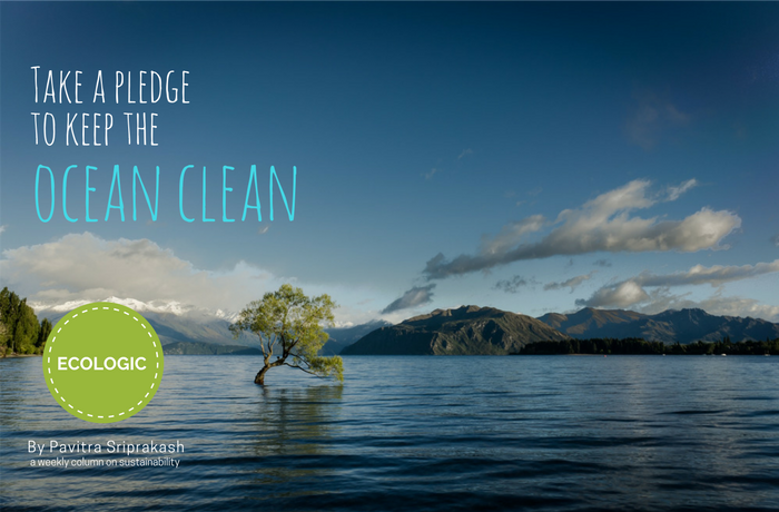 ECOLOGIC : Take a pledge to keep the ocean clean