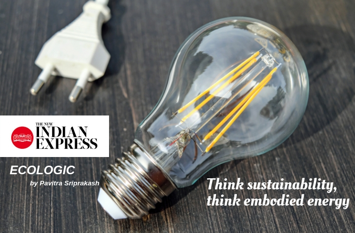 ECOLOGIC: Think sustainability, think embodied energy
