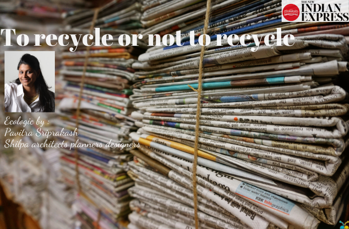 ECOLOGIC : To recycle or not to recycle