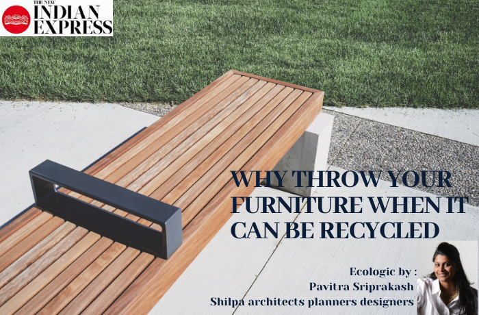 ECOLOGIC : WHY THROW YOUR FURNITURE WHEN IT CAN BE RECYCLED
